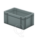 Transportkrat Euronorm plastic bak, krat TK0 300x200x145 grijs