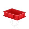 Transportkrat Euronorm plastic bak, krat TK0 300x200x75 rood