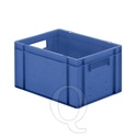 Transportkrat Euronorm plastic bak, krat TK0 400x300x210 blauw