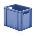 Transportkrat Euronorm plastic bak, krat TK0 400x300x320 blauw