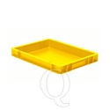 Transportkrat Euronorm plastic bak, krat TK0 400x300x50 geel