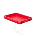 Transportkrat Euronorm plastic bak, krat TK0 400x300x50 rood