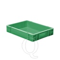 Transportkrat Euronorm plastic bak, krat TK0 400x300x75 groen