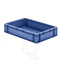 Transportkrat Euronorm plastic bak, krat TK0 600x400x120 blauw