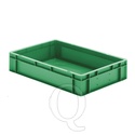 Transportkrat Euronorm plastic bak, krat TK0 600x400x120 groen