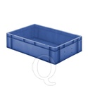 Transportkrat Euronorm plastic bak, krat TK0 600x400x145 blauw