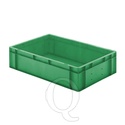 Transportkrat Euronorm plastic bak, krat TK0 600x400x145 groen