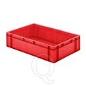 Transportkrat Euronorm plastic bak, krat TK0 600x400x145 rood