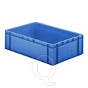 Transportkrat Euronorm plastic bak, krat TK0 600x400x175 blauw