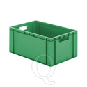 Transportkrat Euronorm plastic bak, krat TK0 600x400x270 groen