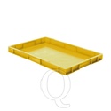 Transportkrat Euronorm plastic bak, krat TK0 600x400x50 geel