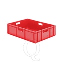 Transportkrat Euronorm plastic bak, krat TK0 800x600x210 rood