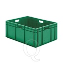 Transportkrat Euronorm plastic bak, krat TK0 800x600x320 groen