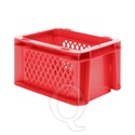 Transportkrat Euronorm plastic bak, krat TK1 200x100x120 rood