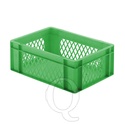 Transportkrat Euronorm plastic bak, krat TK1 400x300x145 groen
