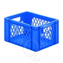 Transportkrat Euronorm plastic bak, krat TK1 400x300x210 blauw