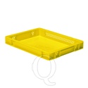 Transportkrat Euronorm plastic bak, krat TK1 400x300x50 geel