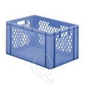 Transportkrat Euronorm plastic bak, krat TK1 600x400x320 blauw