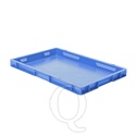 Transportkrat Euronorm plastic bak, krat TK1 600x400x50 blauw