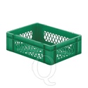 Transportkrat Euronorm plastic bak, krat TK2 400x300x120 groen