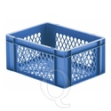 Transportkrat Euronorm plastic bak, krat TK2 400x300x175 blauw