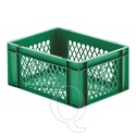 Transportkrat Euronorm plastic bak, krat TK2 400x300x175 groen