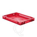 Transportkrat Euronorm plastic bak, krat TK2 400x300x50 rood