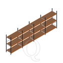 Voordeelrij grootvakstelling Kimer 2250x6250x800 3 niveaus