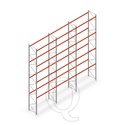 Palletstelling AR T2 voordeelrij 8000x8500x1100, MN12551/2700 - 4 niveaus