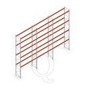 Palletstelling AR T2 voordeelrij 8000x11200x1100, MN16051/3600 - 4 niveaus