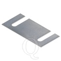Vulplaat BR CRH IPE180 tbv staander verzinkt 170x80x3mm
