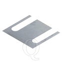 Vulplaat BR CRH IPE180 tbv voet verzinkt 90x80x1mm