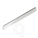Winkelstelling achterwand 1000x100 mm gesloten RAL9001