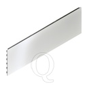 Winkelstelling achterwand 1000x300 mm gesloten RAL9001