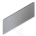 Winkelstelling achterwand 1000x400 perfo rond gat RAL9006