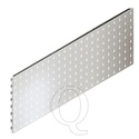 Winkelstelling achterwand 1000x400 perfo sleutel gat RAL9001