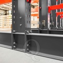 Zware draagarmstelling enkelzijdig 4000x1200x1200 aanbouwsectie