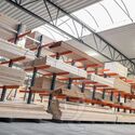 Zware draagarmstelling enkelzijdig 4000x1200x1200 aanbouwsectie