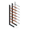 Zware draagarmstelling enkelzijdig 5000x1200x1200 beginsectie