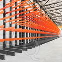 Zware draagarmstelling enkelzijdig 5000x1500x1200 4 niveaus aanbouwsectie