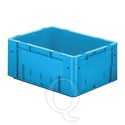 Zware transportkrat Euronorm plastic bak, krat VTK0 400x300x175 blauw