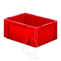 Zware transportkrat Euronorm plastic bak, krat VTK0 400x300x175 rood