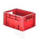 Zware transportkrat Euronorm plastic bak, krat VTK0 400x300x210 rood