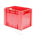 Zware transportkrat Euronorm plastic bak, krat VTK0 400x320x320 rood