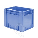 Zware transportkrat Euronorm plastic bak, krat VTK0 400x320x320 blauw