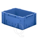 Zware transportkrat Euronorm plastic bak, krat VTK0 600x400x175 blauw