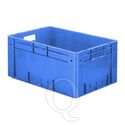 Zware transportkrat Euronorm plastic bak, krat VTK0 600x400x270 blauw