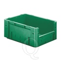 Zware transportkrat Euronorm plastic bak, krat VTK4 400x300x175 groen