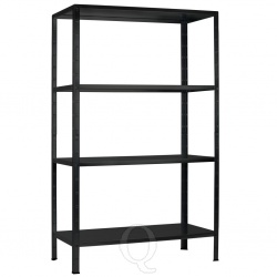 Legbordstelling Basic 1800x1200x400 mm 4 niveaus zwart 65 kg