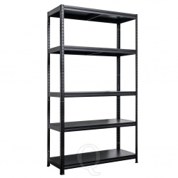 Legbordstelling Pro 5 niveaus 100 kg zwart 1800x1000x600 mm hxbxd